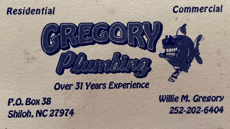 Gregory Plumbing service business photo